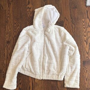 Love White Kids Puffer Jacket